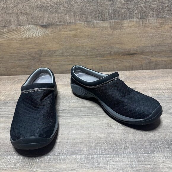 Merrell Encore Lattice 3 Black Faux Leather/Mesh Clogs Women's Size 10 - Picture 6 of 7